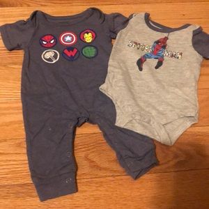 Marvel: romper and bodysuit